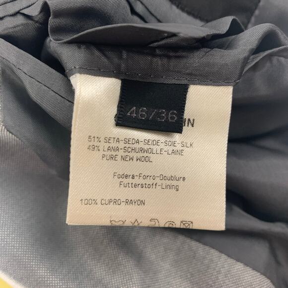 CALVIN KLEIN COLLECTION Size 36 Grey Notch Lapel Sport Coat - Picture 5 of 6